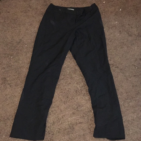 Anne Taylor petites black work pants - Picture 1 of 3